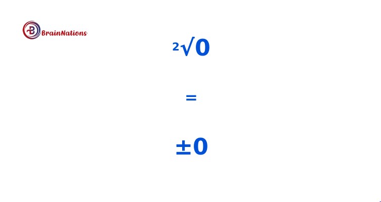 square root of 0